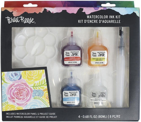 Brea Reese - Kit de arte de tinta para acuarela