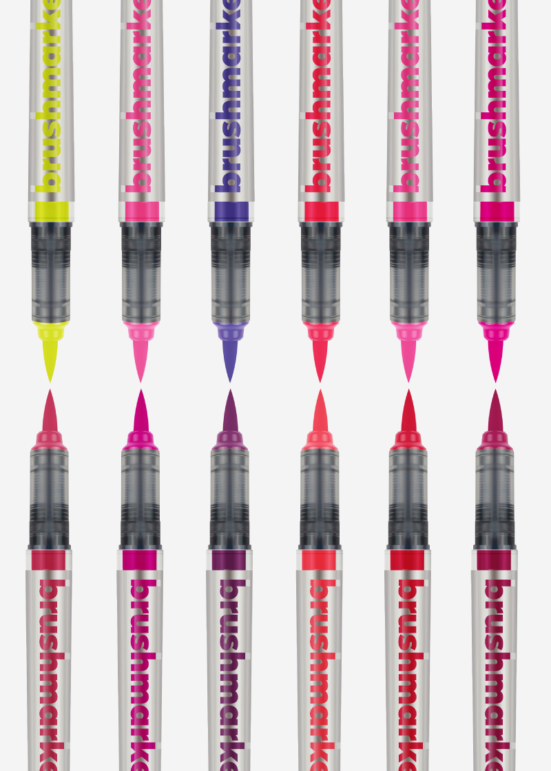 KARIN MARKERS - Brushmarker PRO 12 pcs. Set  "Flower colours"