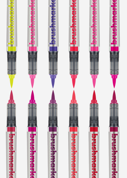 KARIN MARKERS - Brushmarker PRO 12 pcs. Set  "Flower colours"