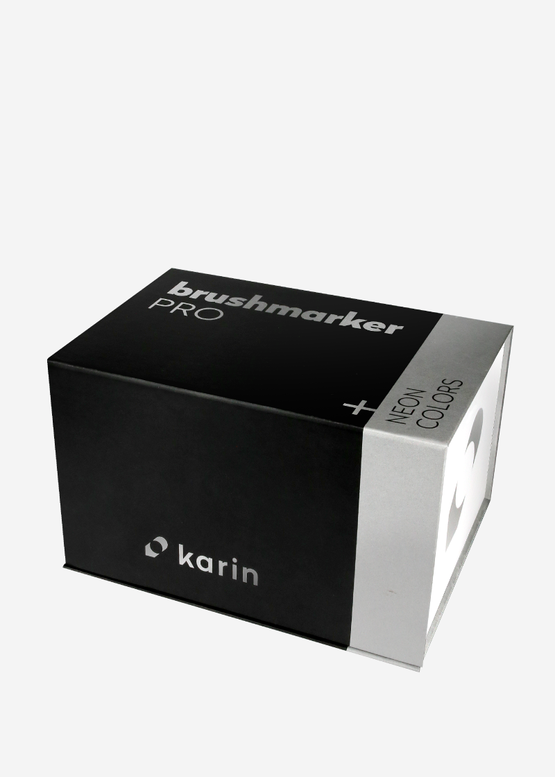 KARIN MARKERS - Brushmarker PRO Mega Box PLUS 72 Colores + 3 blenders