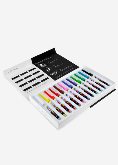 KARIN MARKERS - PIGMENT decobrush Basic Colors Collection