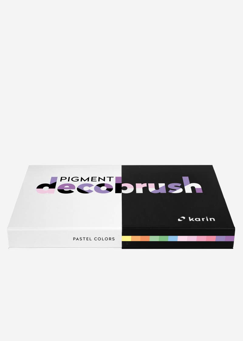 KARIN MARKERS - PIGMENT decobrush Pastel Colors Collection