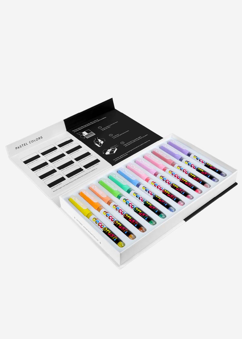 KARIN MARKERS - PIGMENT decobrush Pastel Colors Collection